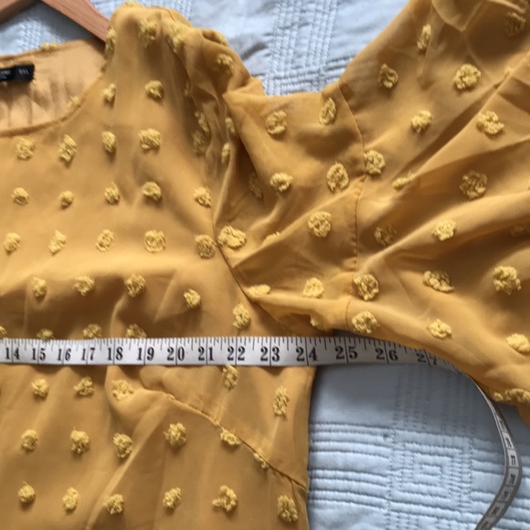 Yellow mini tent dress Size XL . NWOT - Picture 8 of 8